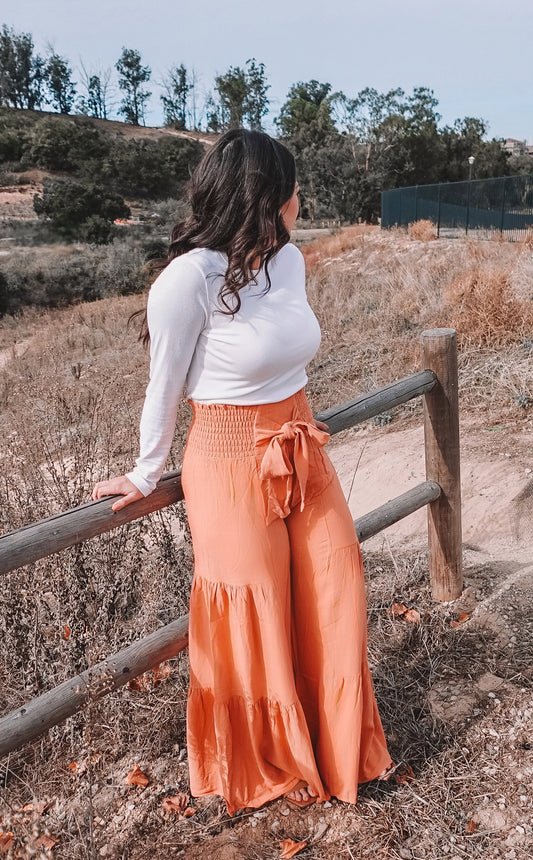 Coral Sunset Pants