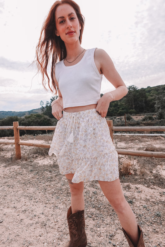 Dainty Daisy Mini Skirt