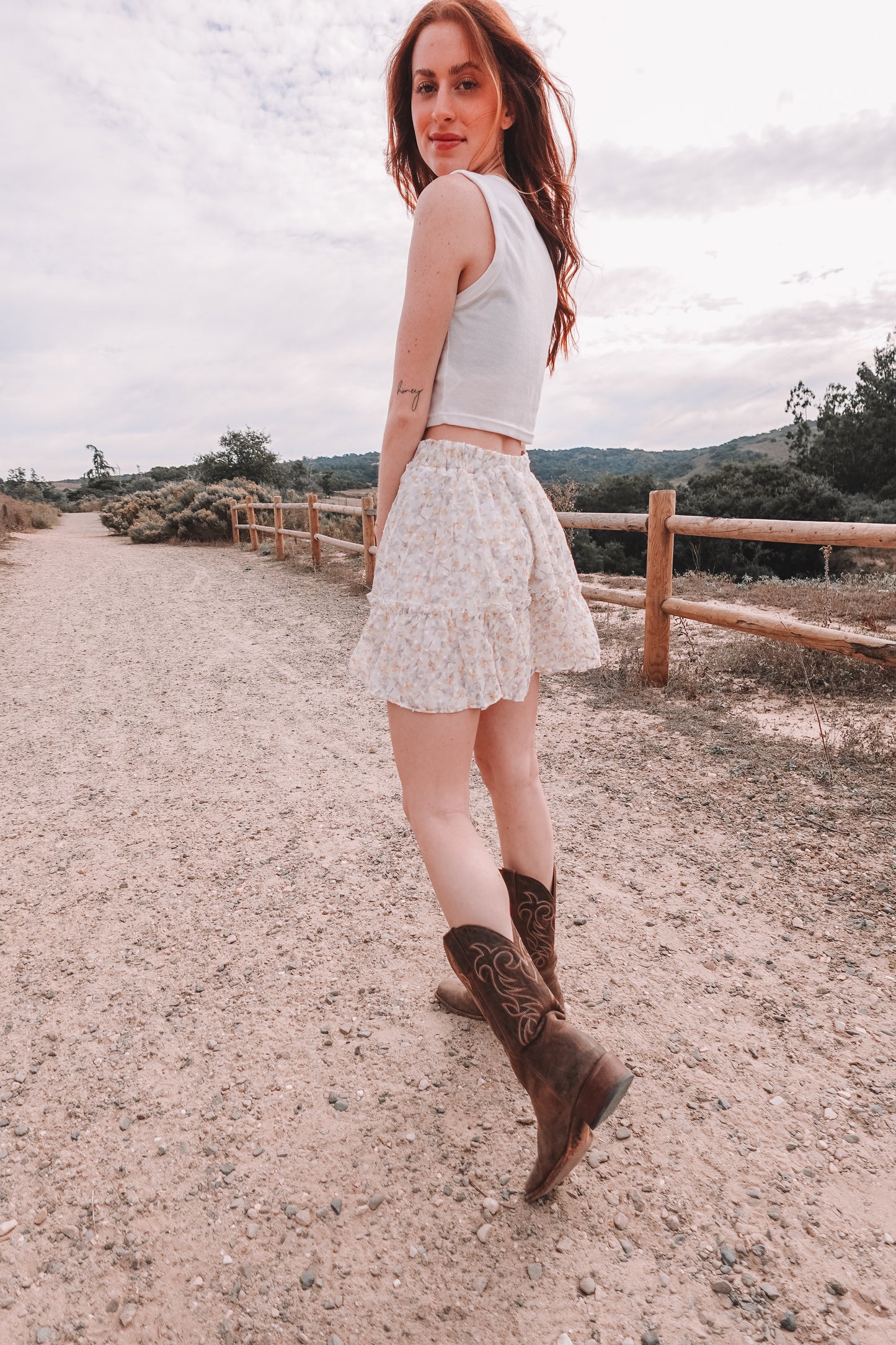 Dainty Daisy Mini Skirt